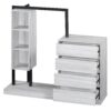 Wardrobe With 4 Drawers And 3 Shelves - White - Image 5
