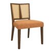 Mid Century Rattan Dining Chair Without Arms (Set of 2) - Caramel / Walnut - Image 5