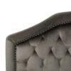 Kaarina - Contemporary, Tufted Fabric Full / Queen Headboard - Gray - Image 11