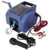 Reversible 12V Electric Trailer Winch For Boats Up To 6000 Lbs With Synthetic Rope And Extra Pulley Hook - Blue - Image 6