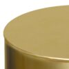 Curtis - Metal Cylinder Accent Table - Ombre Black / Gold - Image 3
