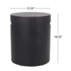 Outdoor End Table With Cutout Handle - Copper - Image 3