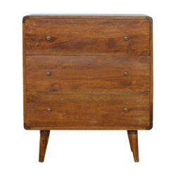 Curved Chest - Chestnut