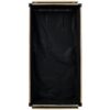 Raised Garden Bed With Metal Legs And Folding Storage Shelf For Outdoor Patio Deck Balcony - Black / Natural - Image 14