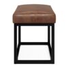 Reynolds - Small Bench - Distressed Saddle Brown - Image 2