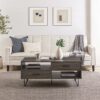 Modern Hairpin Leg Coffee Table - Slate Gray - Image 6