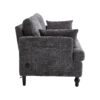 Modern Style Chenille 2 Seater Sofa With LED Light, USB Port, And Storage Bag - Gray - Image 25