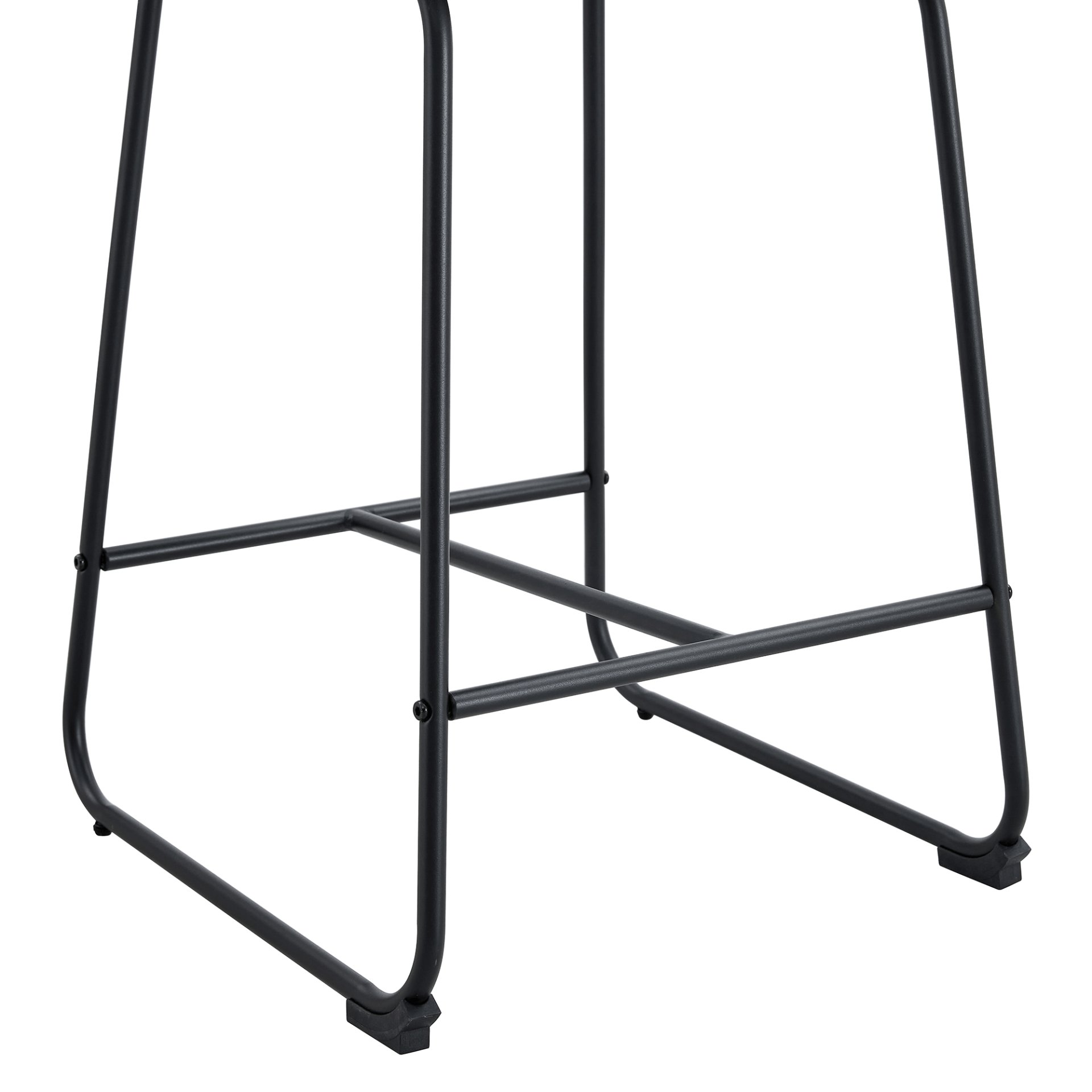(Set of 2) Modern Minimalist Style Material Bar Stools, Suitable For Kitchen, Bar And Modern Home Design - White - Image 18