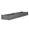 Over Ground Raised Garden Bed Large Long Planter Box - Gray - Image 11