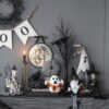 Pumpkin Decor, For Holiday Halloween Decoration - Black / White - Image 10