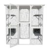 Xpt018 Cat Cage Box Lovely House Cute Pet Play Speace Wooden Medium - White - Image 8