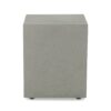 Modern Magnesium Oxide Tank Holder Side Table With Smooth Concrete Surface - Light Gray - Image 9