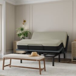 Gel Comfort - 12" California King Soft Mattress - Black / Gray