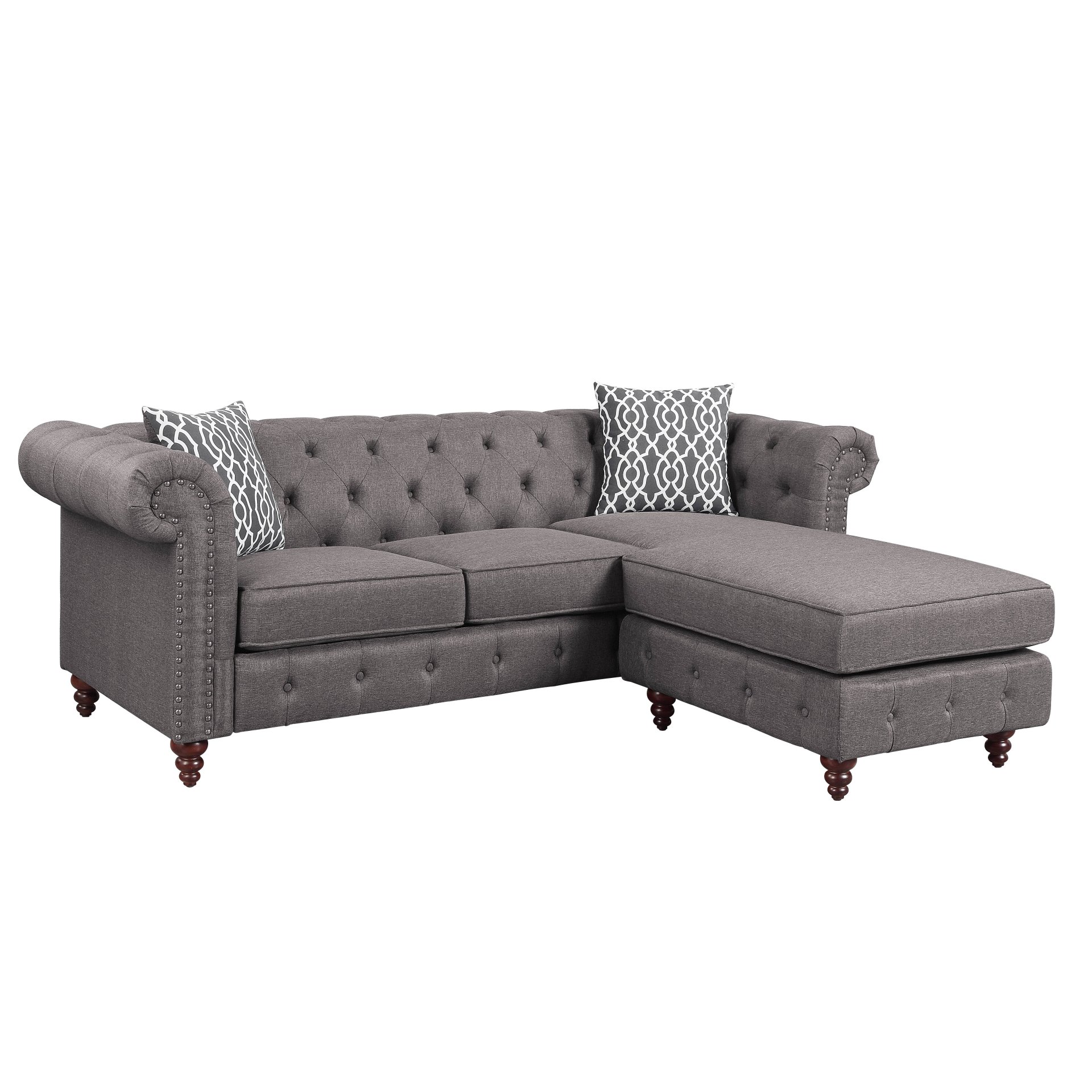 Waldina - Reversible Sectional Sofa - Brown - Image 7