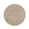 Round Side Table With Pedestal Base - Cream - Image 3