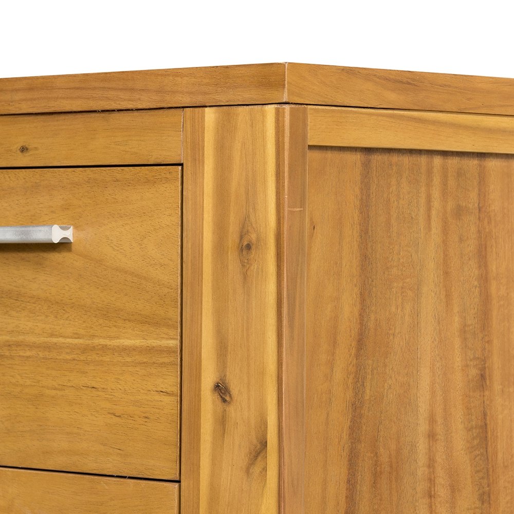 Nightstand - Natural Wood / Brown - Image 8