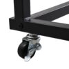 Full Size Daybed With Movable Desk, Grid, Shelves And Clothes Hanger - Black - Image 10