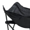 2 Pieces Outdoor Portable Folding Camping Chairs With Carry Bag - Black - Image 11