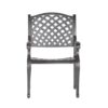 Sparta - Modern Dining Arm Chair - Navy Blue - Image 9