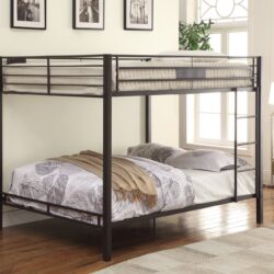 Limbra - Double Queen Bunk Bed - Sandy Black