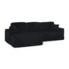 Modern Minimalist L Shape Modular Sectional Sofa Bed With - Black - Image 13