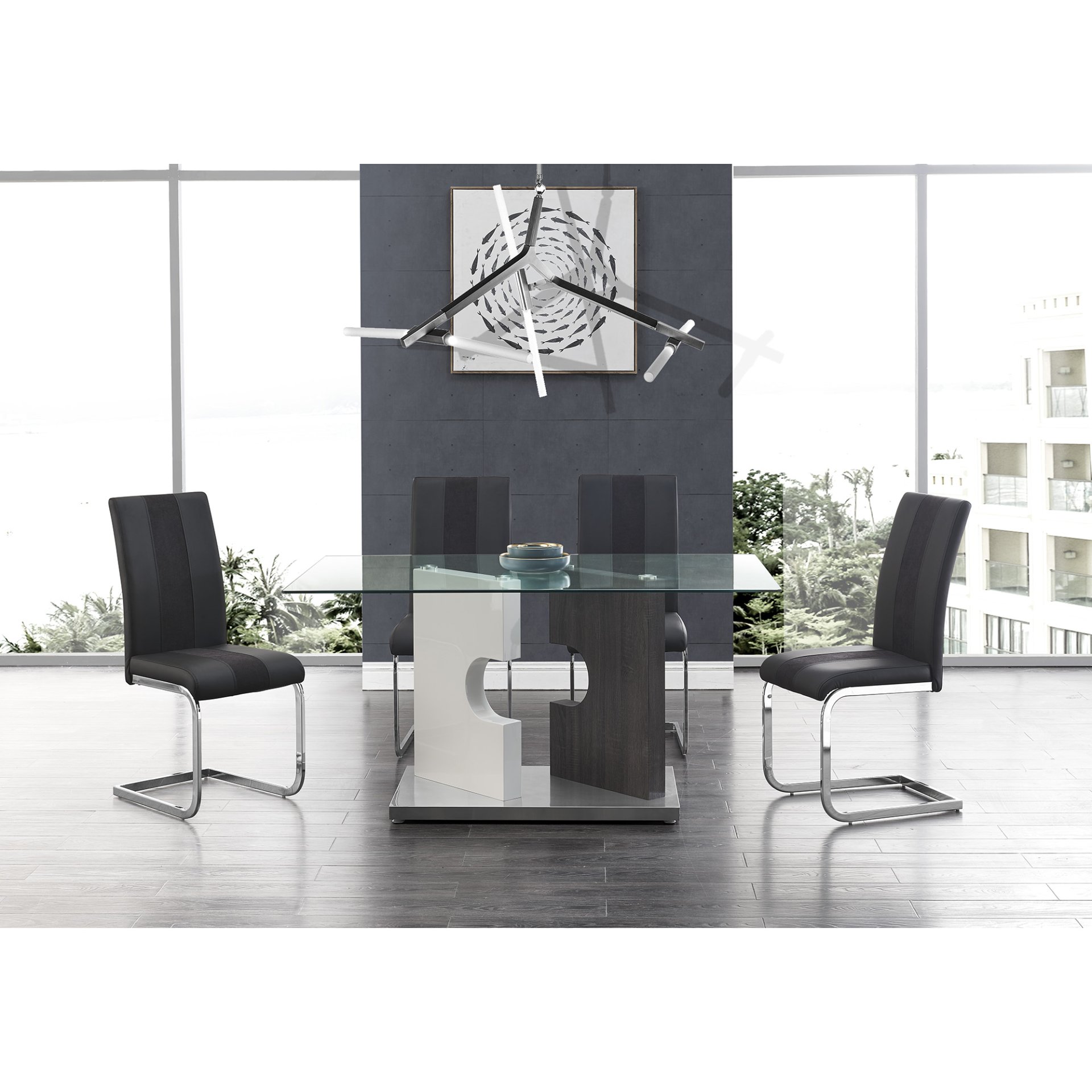 Iris - Dining Table - Gray - Image 8