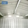 Industrial - 6' x 8' Garden Metal Shed Premium - Dark Gray - Image 5