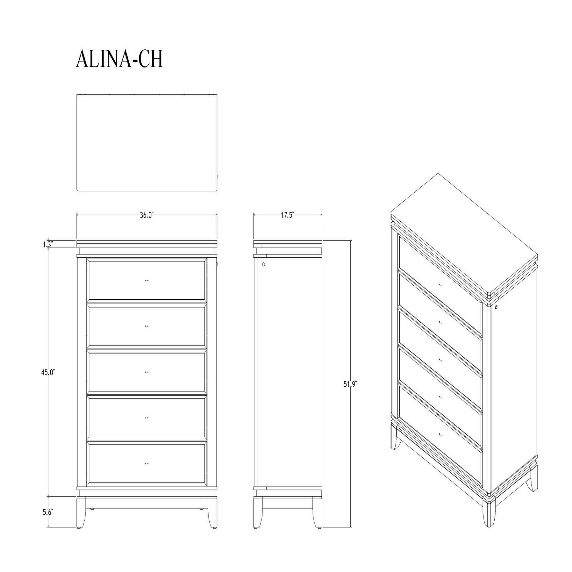 Adalid - Chest With LED Lighting - White - Image 3