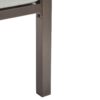 2 Pieces Outdoor Metal Patio Club Chair, Patio Furniture Arm Chair With Cushion, Modern Outdoor Furniture Deep Seating For Porch, Garden, Backyard, Balcony - Brown / Light Gray - Image 14