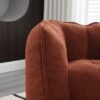 Soft Bean Bag Chair With High Resilient Foam (Chips) - Red / Brown - Image 9