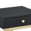 Coleen - Accent Table - Black / Brass - Image 4
