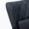 Rocking Chair, Glider Chair, Rocking Accent Chair With Lumbar Pillow And Ottoman For Living Room - Black - Image 16