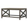 Industrial Cross Metal Coffee Table - Pewter - Image 5