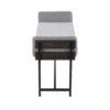 Kari - Farmhouse Bench - Black / Gray / Light Gray - Image 2