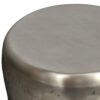 Garvy - Metal Side Table - Antique Silver - Image 2