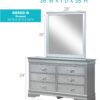 Modern Sophisticated Dresser - Silver Champagne - Image 6