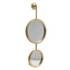 2 Circle Mirrors For Wall Decor, Unique Contemporary Wall Mirror For Living Room Bedroom Entryway - Gold - Image 5