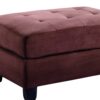 Chic Lounge Ottoman - Chocolate - Image 3