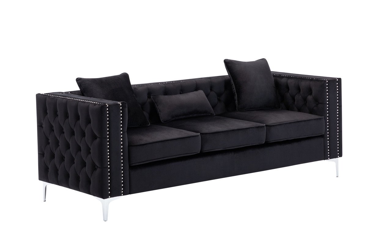 Lorreto - Sofa - Black - Image 2