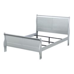 Louis Philippe - Queen Bed - Silver Gray
