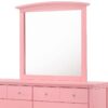 Elegant Wall Mirror - Pink - Image 3