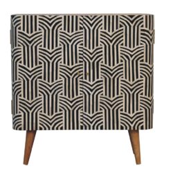 Inlay - Edessa Bone Cabinet - Black