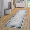 Marfi - 2' X 8' Bordered Runner Rug - Blue / Ivory - Image 2