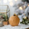 Christmas Ball Ornaments, Glass Decorative Hanging Ball Christmas Tree Ornaments For Holiday Party Decorations (Set of 6) - Gold - Image 3