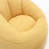 Bedding Bean Bag Sofa Chair High Pressure Foam Bean Bag Chair Adult Material With Padded Foam Padding Compressed Bean Bag With Footrest - Yellow - Image 21