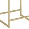 Coleen - Accent Table - White / Brass - Image 4