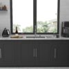 Modern Farmhouse Double Bowl Drop In Sink With 50 / 50 Split Design Stainless Steel - Brushed Nickel - Image 5