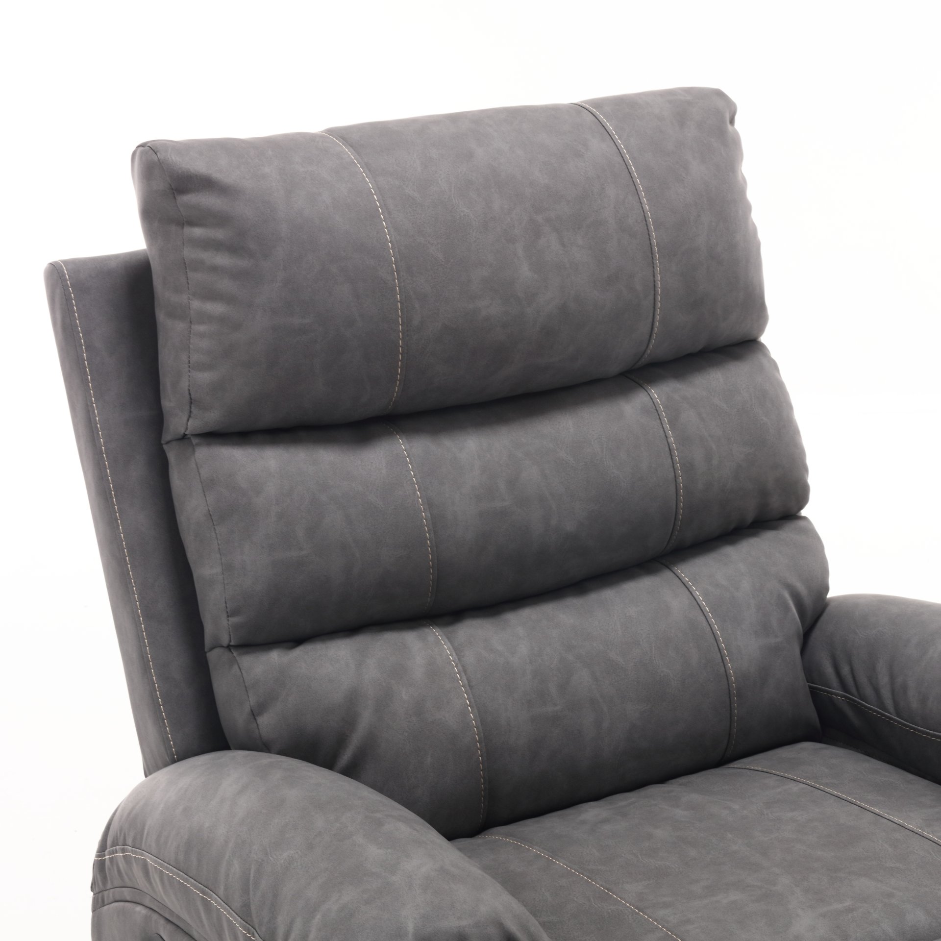 Cozy Electric Power Lift Recliner Chair Sofa For Elderly With Vibration Massage And Lumbar Heat - Gray - Image 16