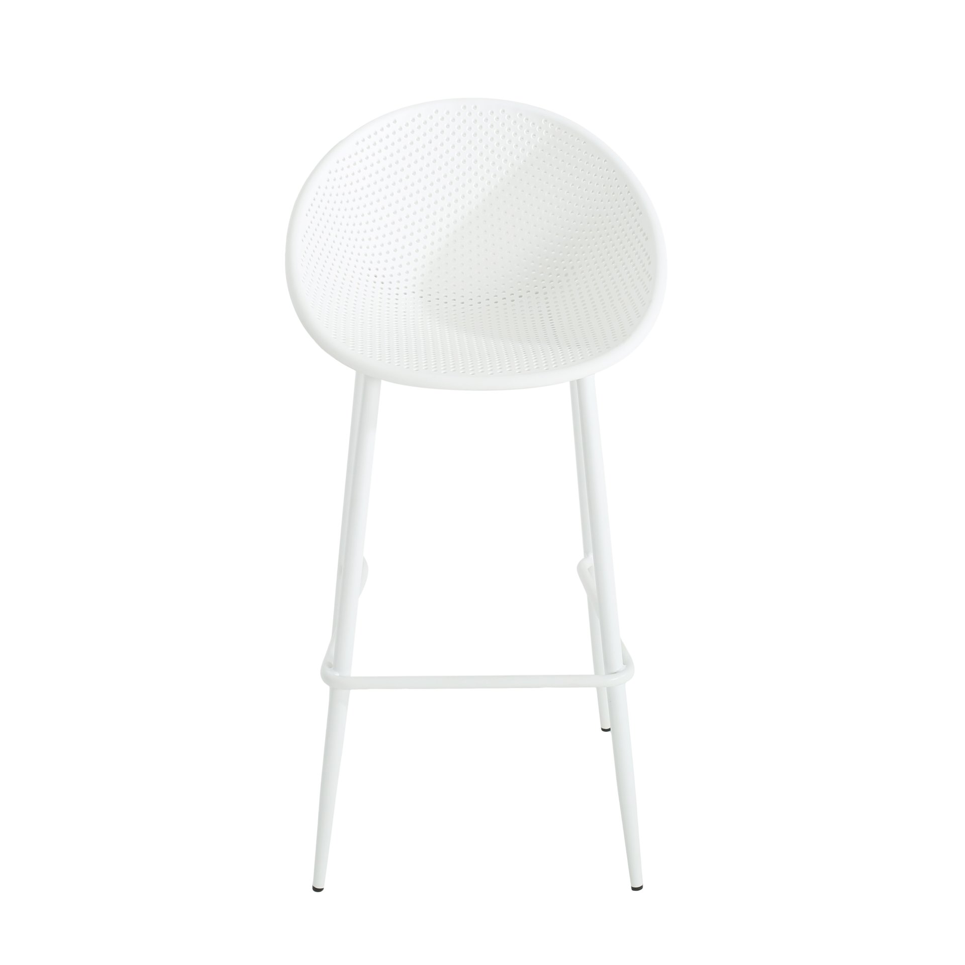 Gable - Barstool (Set of 2) - White - Image 4