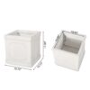 Magnesium Oxide Planter - Antique White - Image 3
